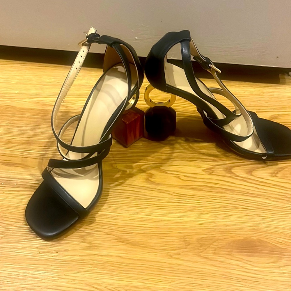 Geometric Block Heels